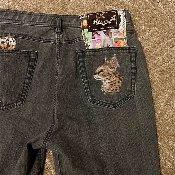 Leopard Ripped Jeans - Picture 9 of 14
